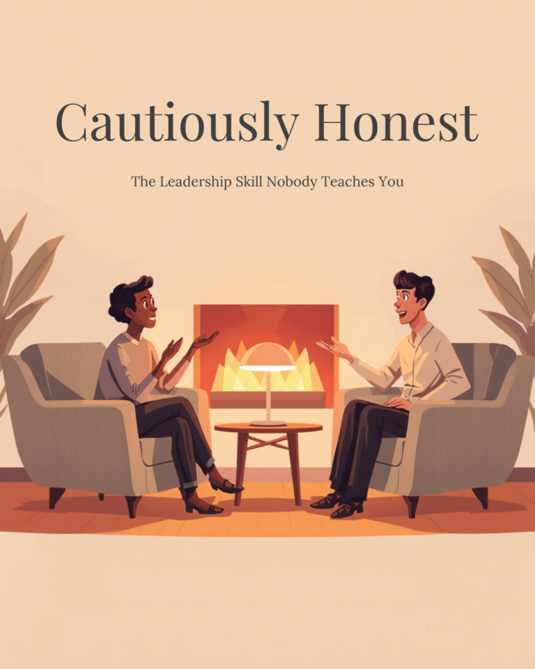 Cautiously Honest: The Leadership Skill Nobody Teaches You